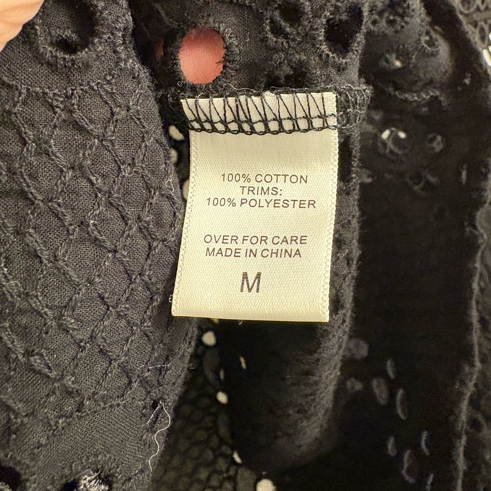 Black Lace Shirt​ - Picture 7 of 9
